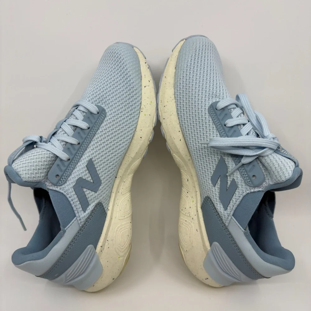 New Balance Fresh Foam X 1440v1 Mens 9 Running‎ Shoes Blue Beige Lace Up Low